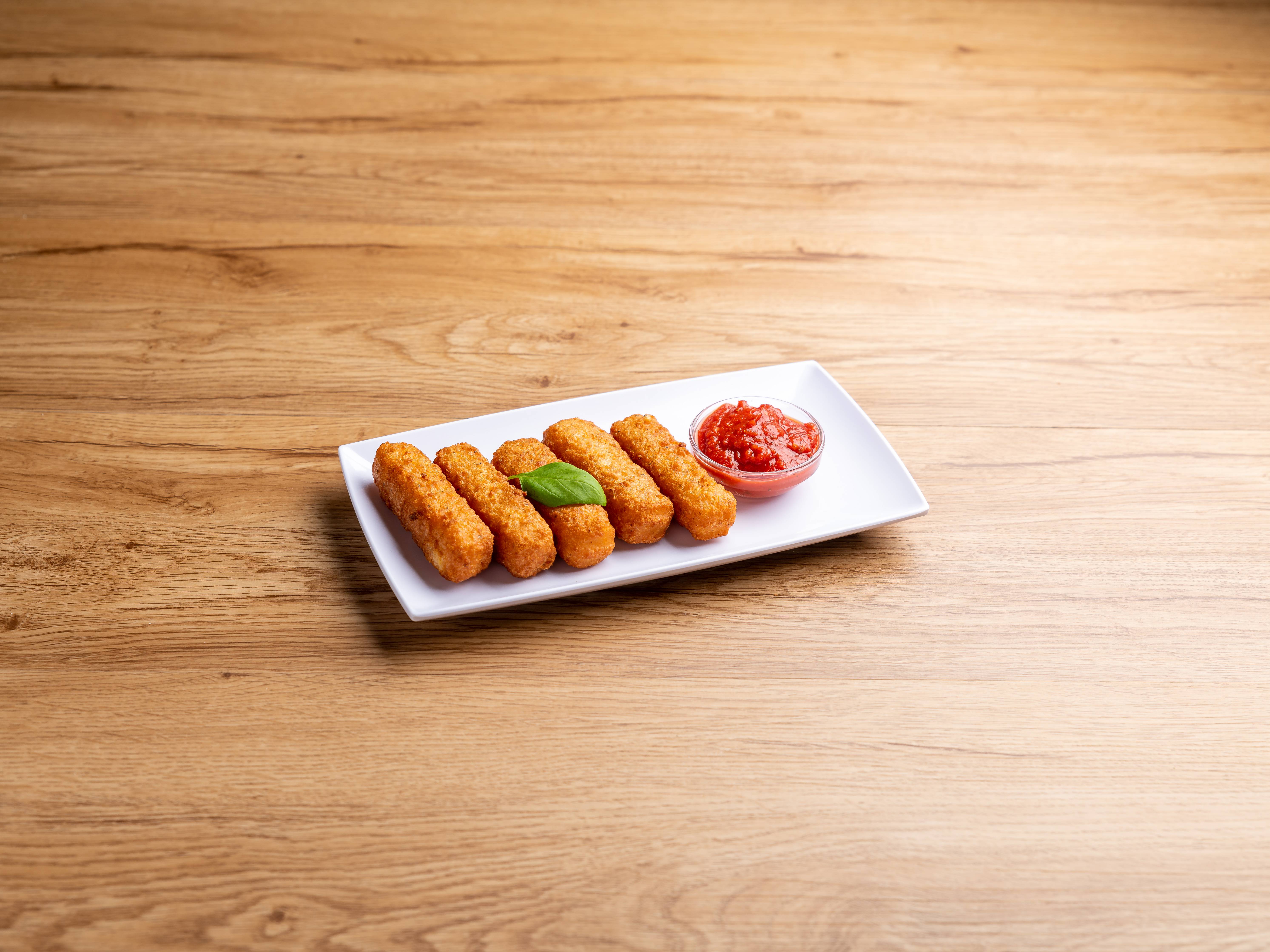 Order Fried Mozzarella Sticks food online from Pizza Palazzo store, Pittsburgh on bringmethat.com