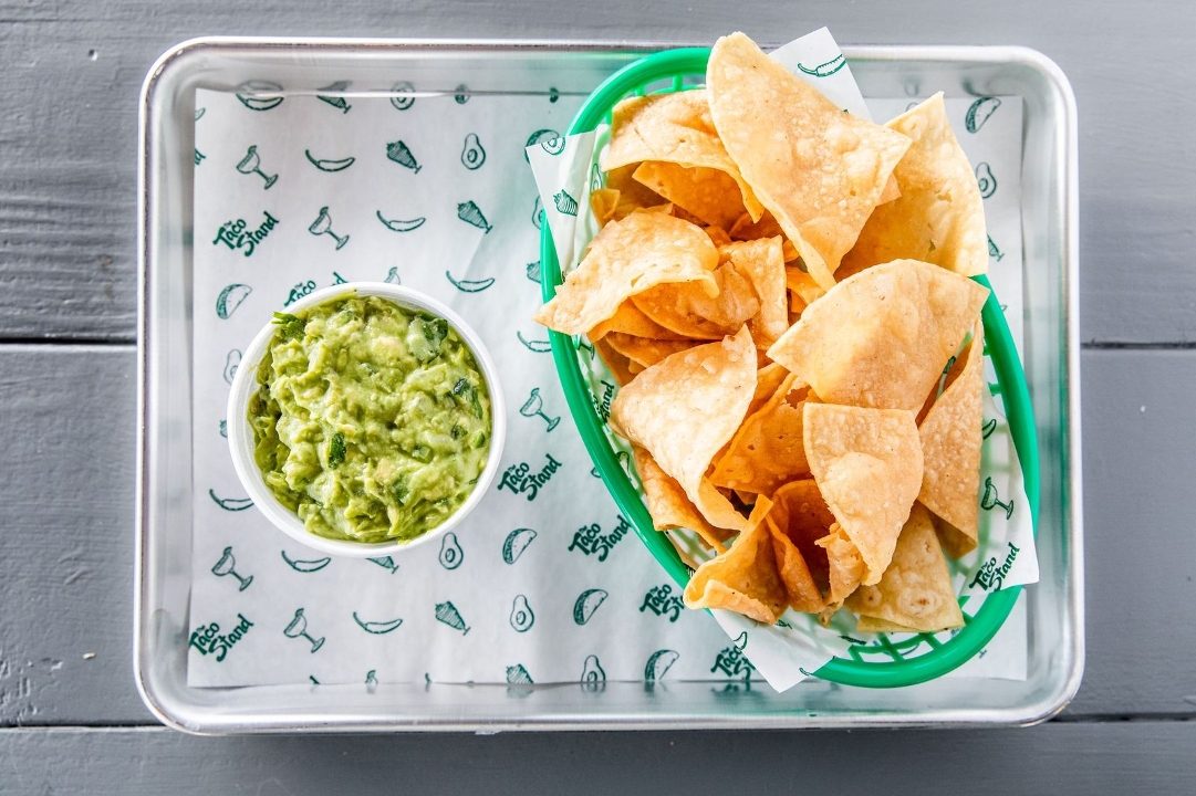Order Chips n' Guacamole food online from The Taco Stand store, Houston on bringmethat.com