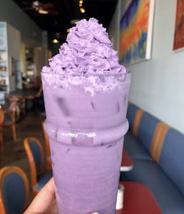 Order Ube Horchata food online from Truffles N Bacon Cafe store, Las Vegas on bringmethat.com