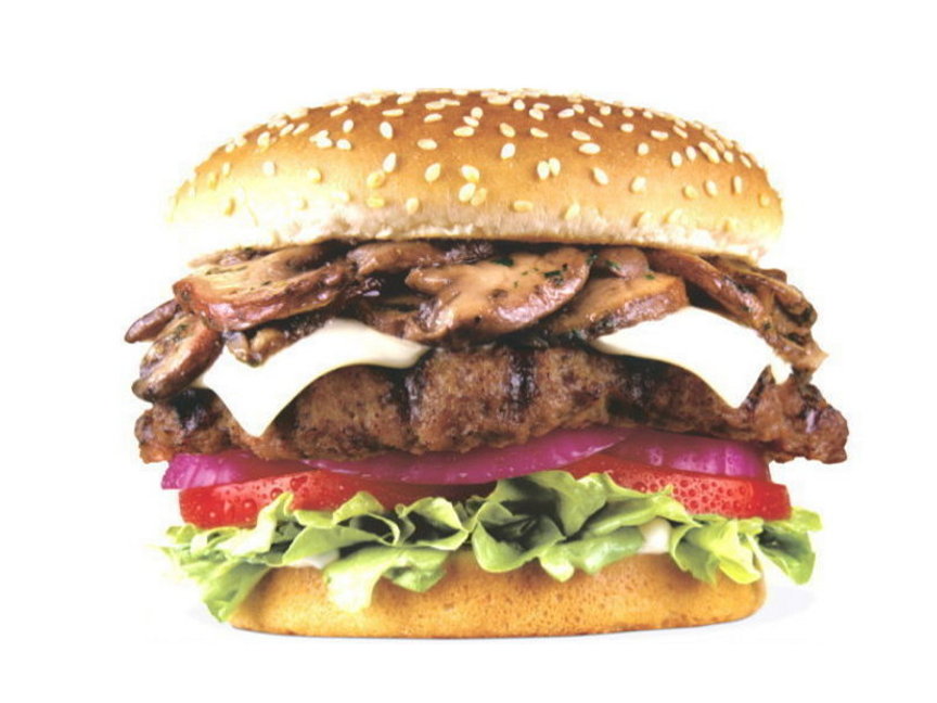 Order Knockout Mushroom Burger food online from Knockout Steak & Burgers store, Colonial Heights on bringmethat.com