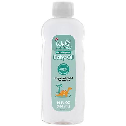 Order Well Beginnings Baby Oil - 14.0 fl oz food online from Walgreens store, Duluth on bringmethat.com