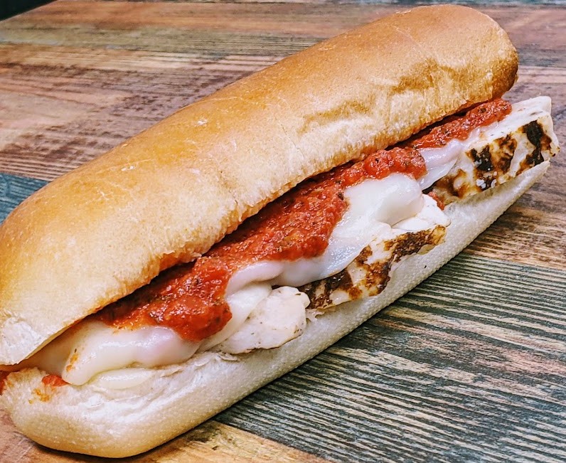 Order #16 Chicken Parmesan food online from Bubs Subs store, Algonquin on bringmethat.com