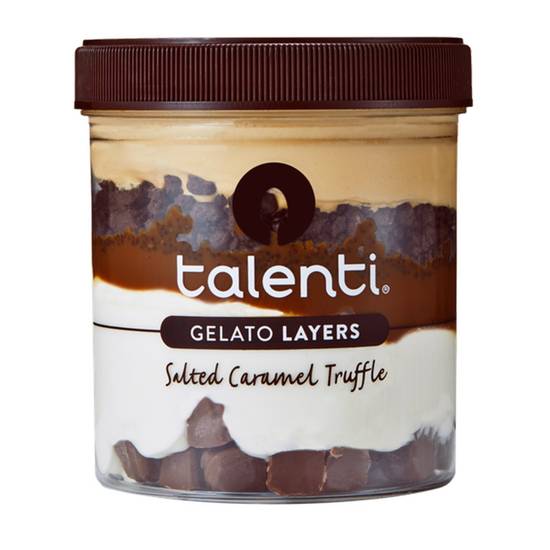 Order Talenti Gelato Layers Salted Caramel Truffle 11.6oz food online from The Ice Cream Shop store, Denver on bringmethat.com