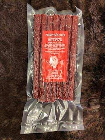 Order Beef Sticks (Smoked) pack of 7 food online from Primitive Cuts store, Wichita Falls on bringmethat.com