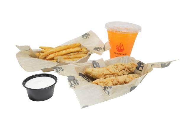 Order MINI 2 PC TENDERS food online from Fire Wings store, Cupertino on bringmethat.com