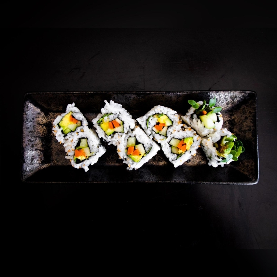 Order Vegetable Cut Roll food online from Asakuma Sushi Delivery store, Los Angeles on bringmethat.com
