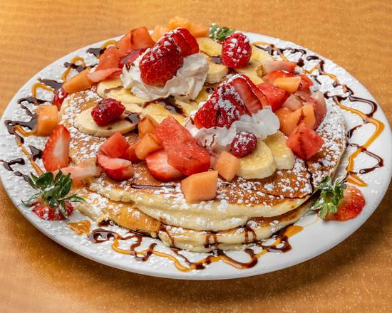 Order Pancakes with Fruit food online from Sagche Coffee House store, Santa Fe on bringmethat.com