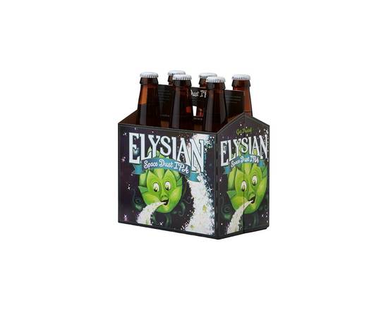 Order Elysian Space Dust IPA 6 Pack Bottles food online from Extra Mile 2047 store, Fairfield on bringmethat.com