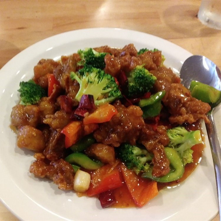Order Orange Chicken food online from Chuan Cafe store, Raleigh on bringmethat.com
