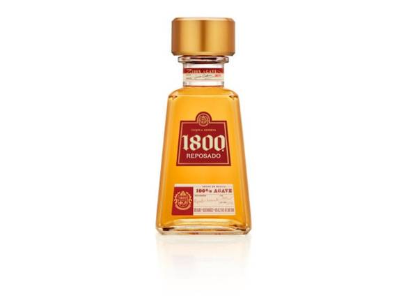 Order 1800 Reposado Tequila - 200ml Bottle food online from Josh Wines & Liquors Inc store, New York on bringmethat.com