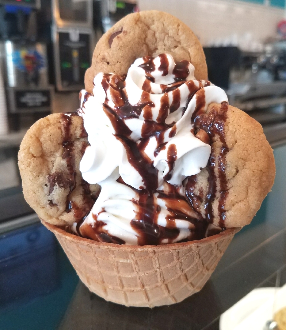 Order Chocolate Chip Waffle Bowl Sundae food online from Twisted Cookie store, Forest Park on bringmethat.com