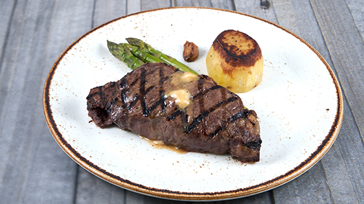 Order NY Steak 12oz food online from Kincaid's store, Burlingame on bringmethat.com