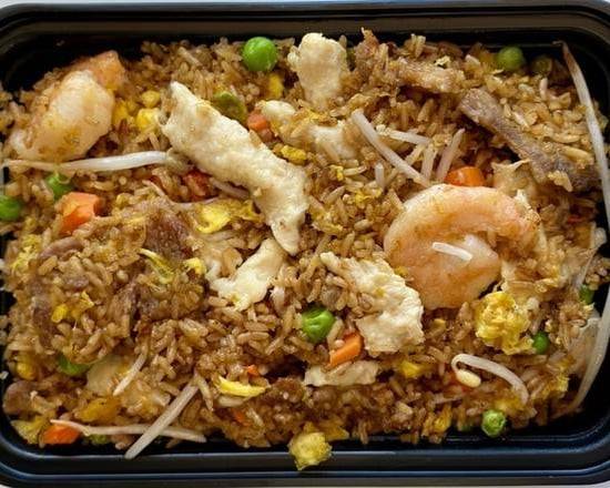 Order House Special Fried Rice food online from Little Chef Chinese Takeout @Aztec Food Hub store, San Diego on bringmethat.com