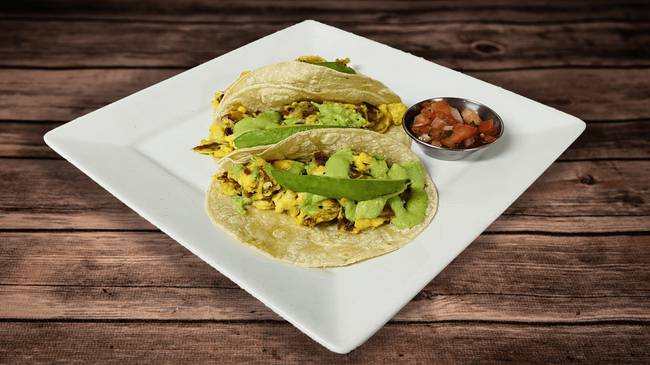 Order Breakfast Tacos food online from Coupa Cafe store, Palo Alto on bringmethat.com