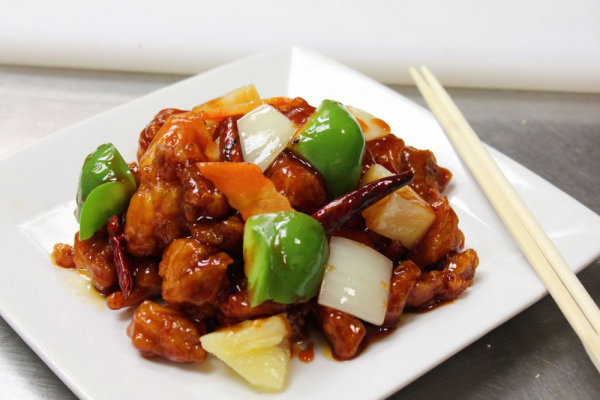 Order General Tao's Chicken food online from Cao's Kitchen Asian Bistro store, Orange on bringmethat.com