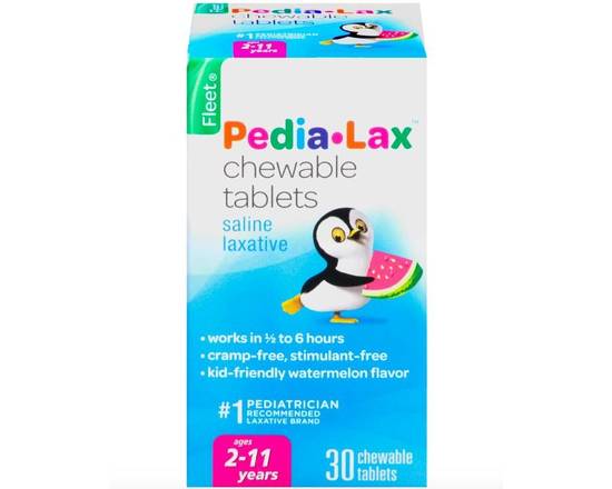 Order Pedia Lax Chewable Tablets 30 ct food online from McLean Ave Pharmacy store, Yonkers on bringmethat.com