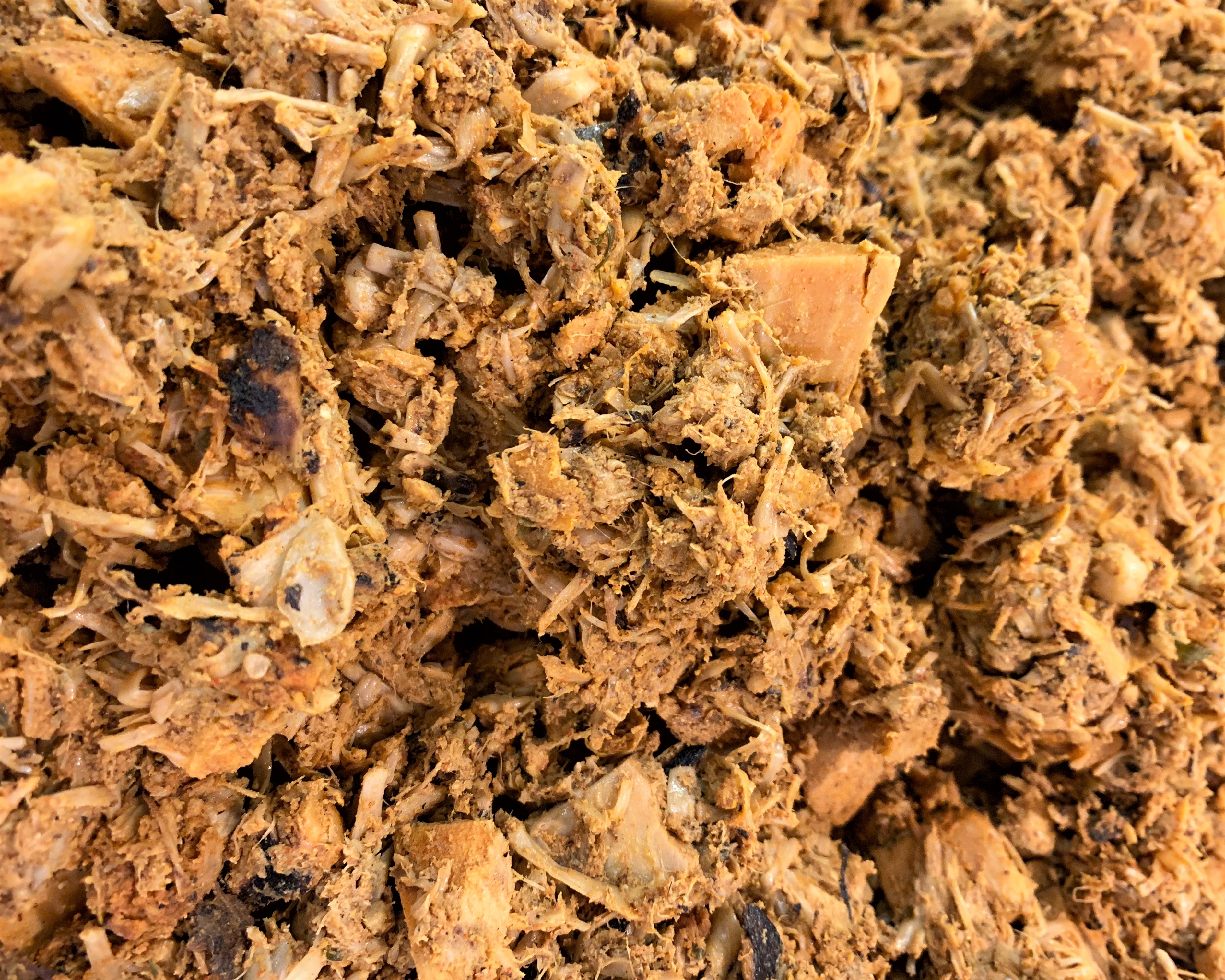 Order Shredded Chicken (7.5 oz)  (made without gluten) food online from The Herbivorous Butcher store, Minneapolis on bringmethat.com