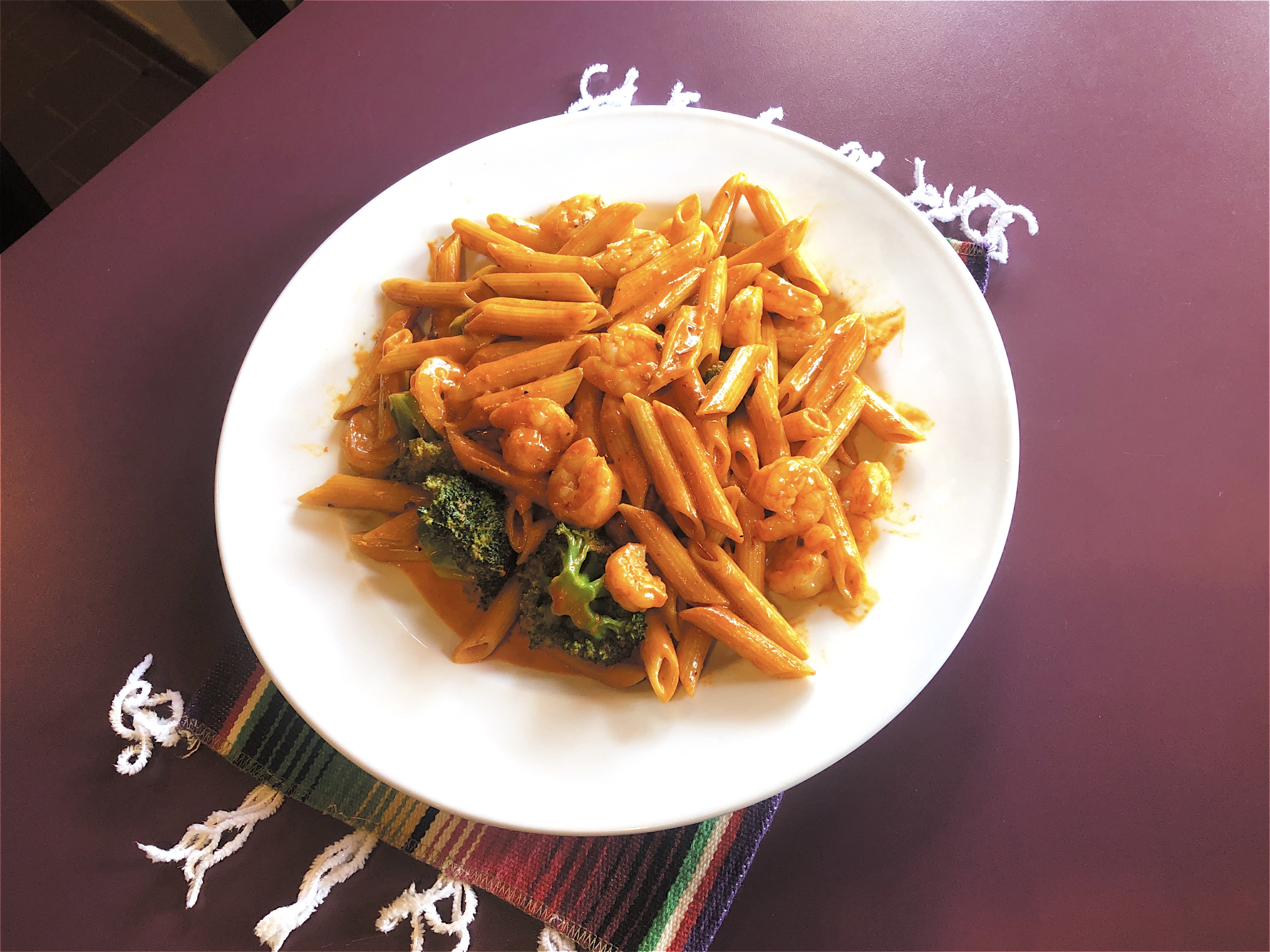 Order Penne With Rose Spicy Sauce & Shrimp. food online from La Canasta Mexican Food store, Philadelphia on bringmethat.com