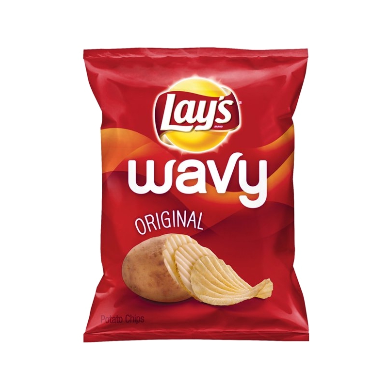 Order LAY'S® Wavy Original Potato Chips (1.5 oz) food online from Neomunch store, Warren on bringmethat.com