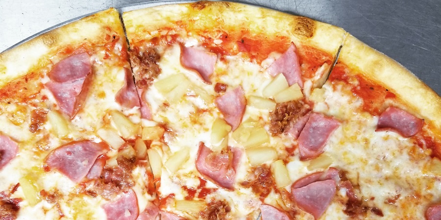 Order Hawaiian Pizza food online from The Pizzeria-Mission TX store, Mission on bringmethat.com