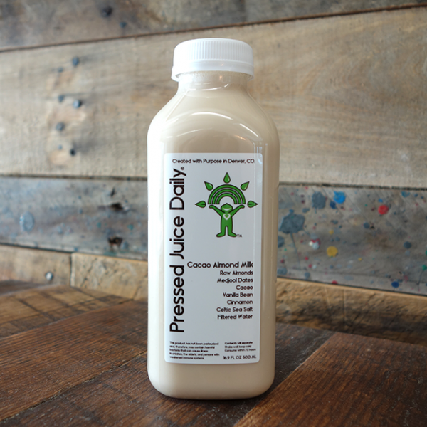 Order Raw Almond Milk food online from Pressed Juice Daily store, Denver on bringmethat.com