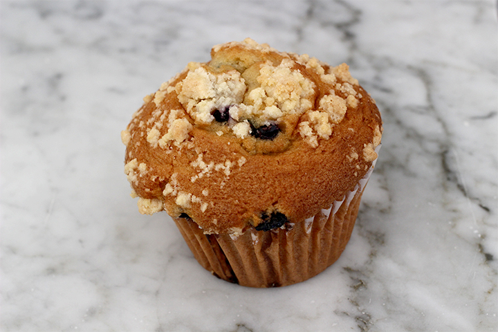 Order Blueberry Muffin food online from Grey Cafe store, Flushing on bringmethat.com