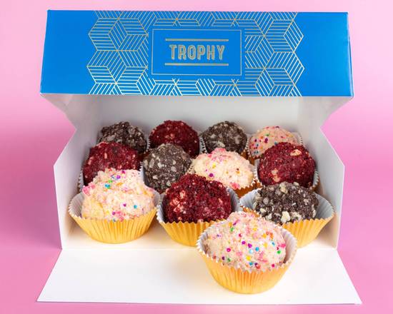 Order Cupcake Truffle Collection - 12 Box food online from Trophy Cupcakes store, Seattle on bringmethat.com