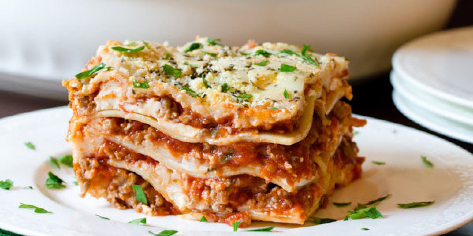 Order Baked Lasagna Wednesday Special - Special food online from Golden Pizzeria store, Norfolk on bringmethat.com