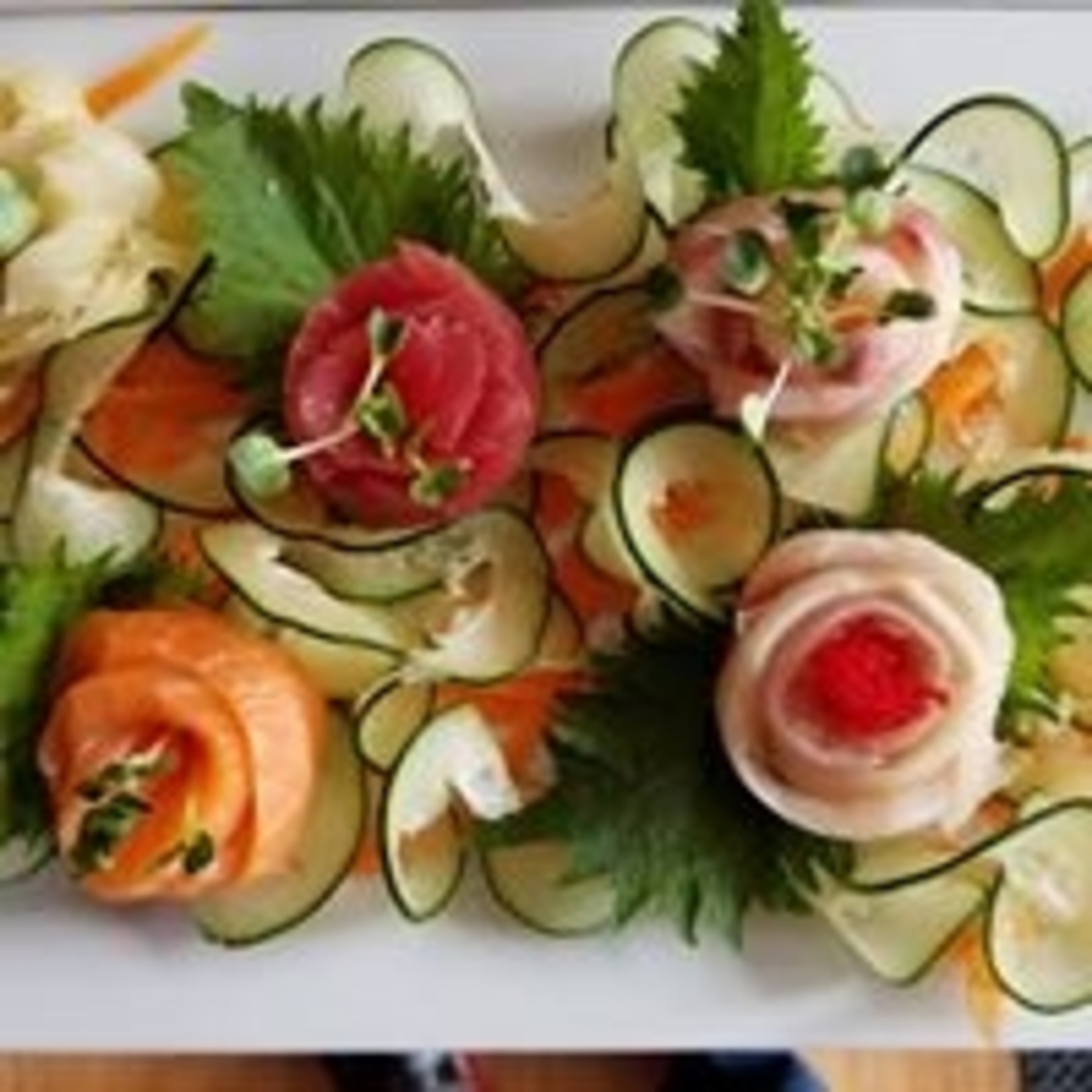 Order Sashimi Platter food online from The Sitdown Cafe & Sushi Bar store, Chicago on bringmethat.com