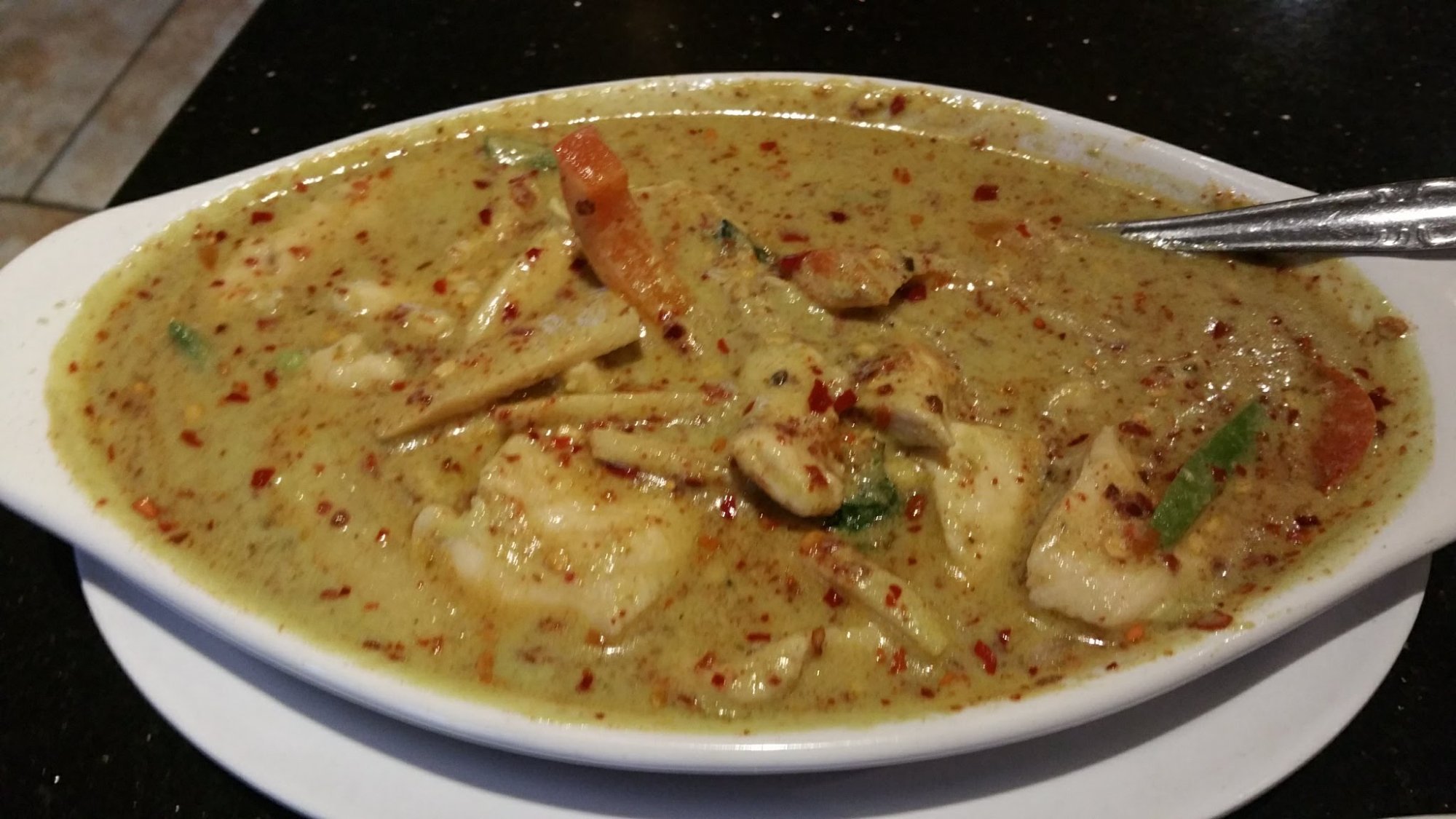 Order C2. Green Curry food online from Thai Spice store, Pearland on bringmethat.com