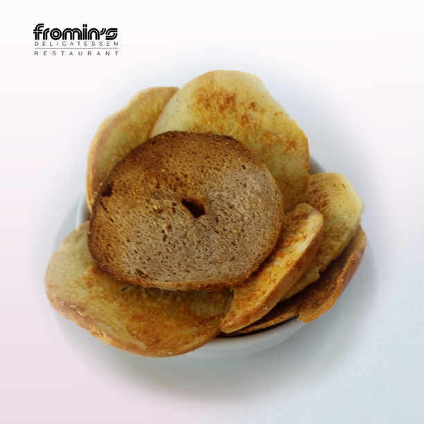 Order Bowl of Bagel Chips food online from Fromins store, Santa Monica on bringmethat.com