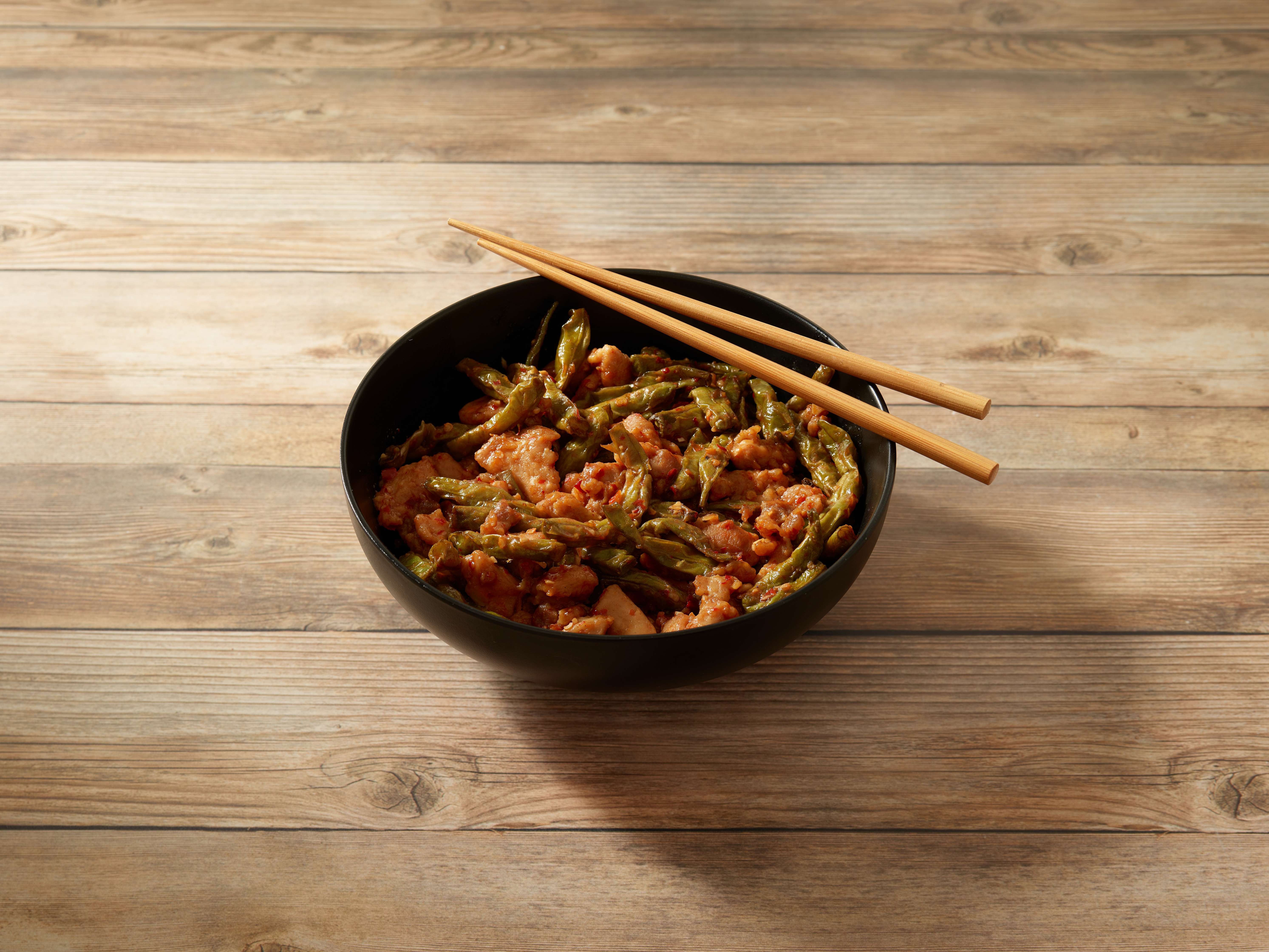 Order Spicy Chicken with String Bean food online from Lin's Kitchen store, San Francisco on bringmethat.com