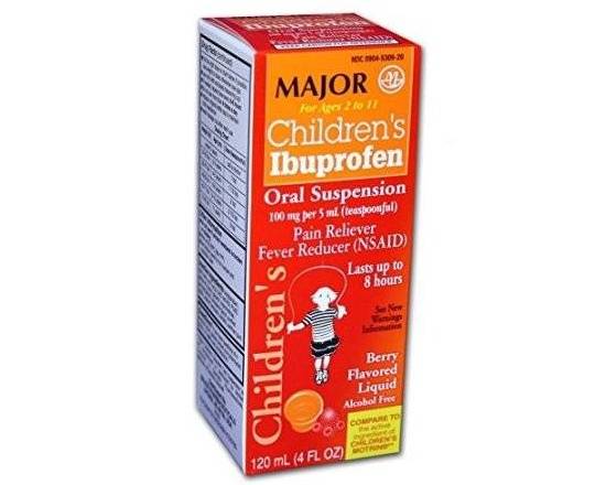 Order MAJOR Children's Pain Reliever/Fever Reducer food online from Trio Pharmacy store, Columbus on bringmethat.com