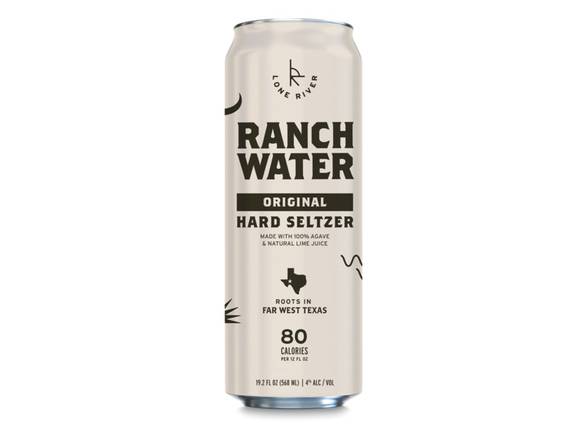 Order Lone River Original Ranch Water 19.2oz Can - 19.2oz Can food online from Eagle Liquor & Wine store, Chattanooga on bringmethat.com