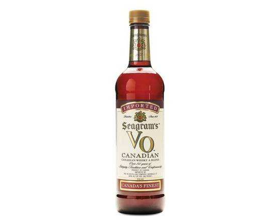 Order Seagram's VO, 1.75L whiskey (40.0% ABV) food online from NEWBRIDGE WINES & SPIRITS CORP store, Levittown on bringmethat.com