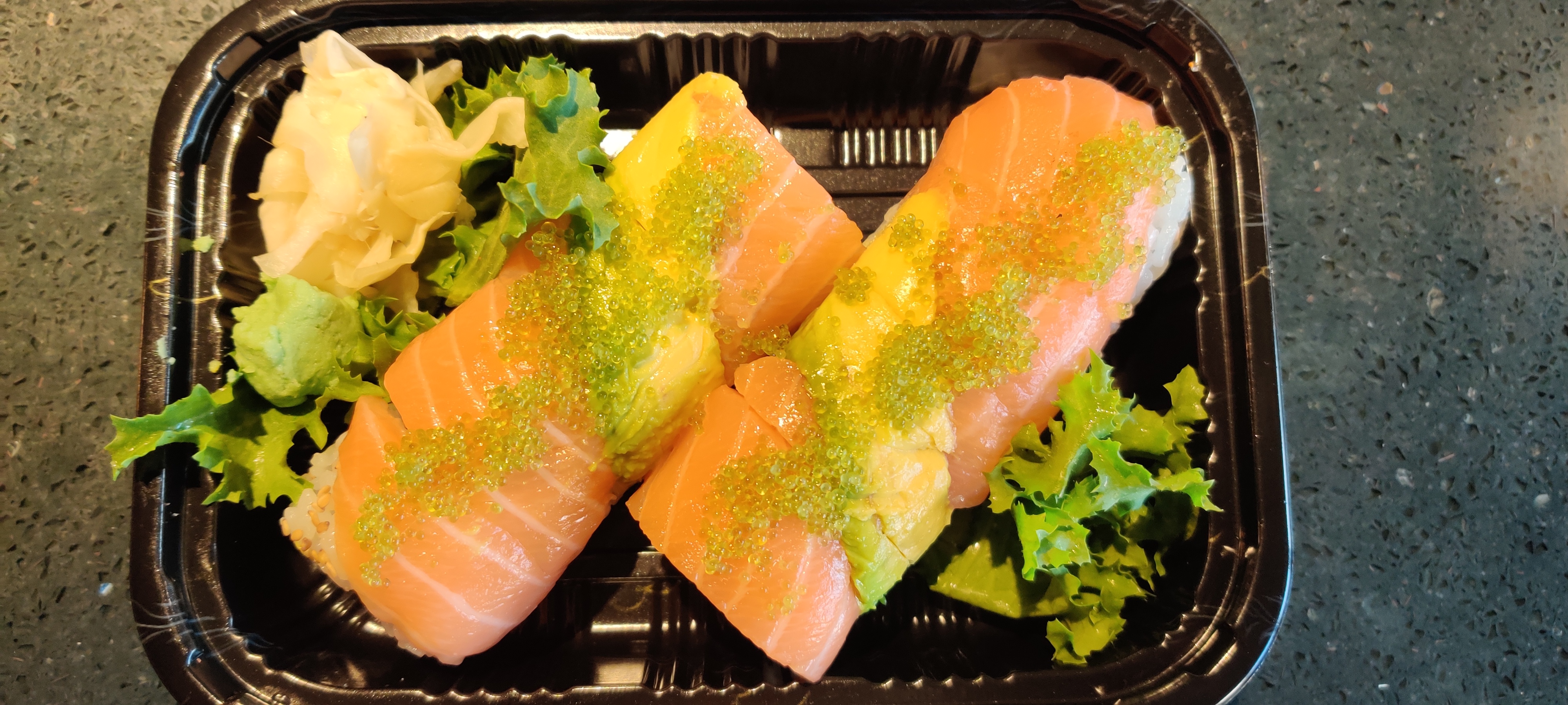 Order S9. Sunshine Roll food online from Hagane Hibachi & Sushi store, Howard Beach on bringmethat.com