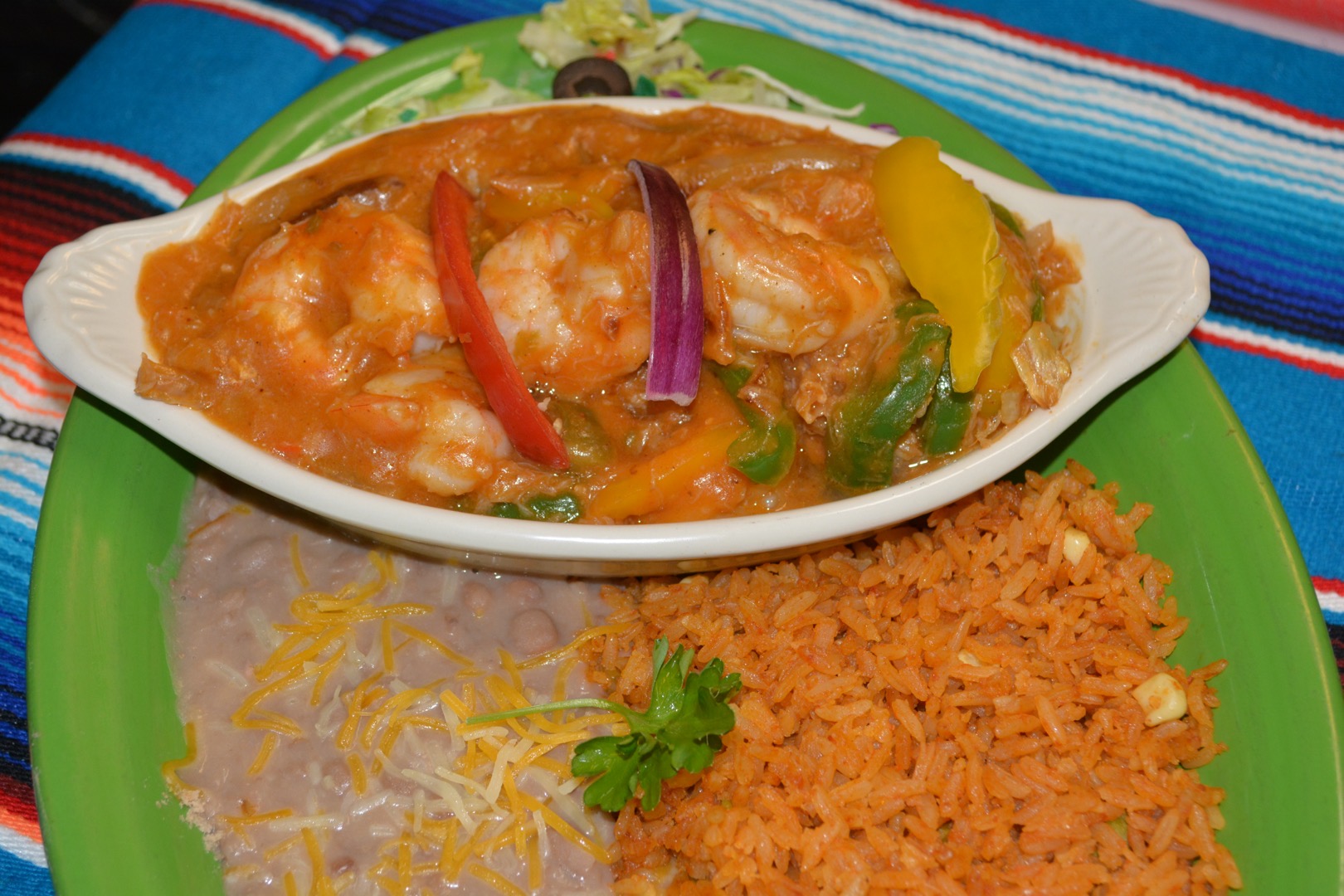 Order CAMARONES CON CRAB food online from Jalapenos Mexican Restaurant Eagle River store, Eagle River on bringmethat.com