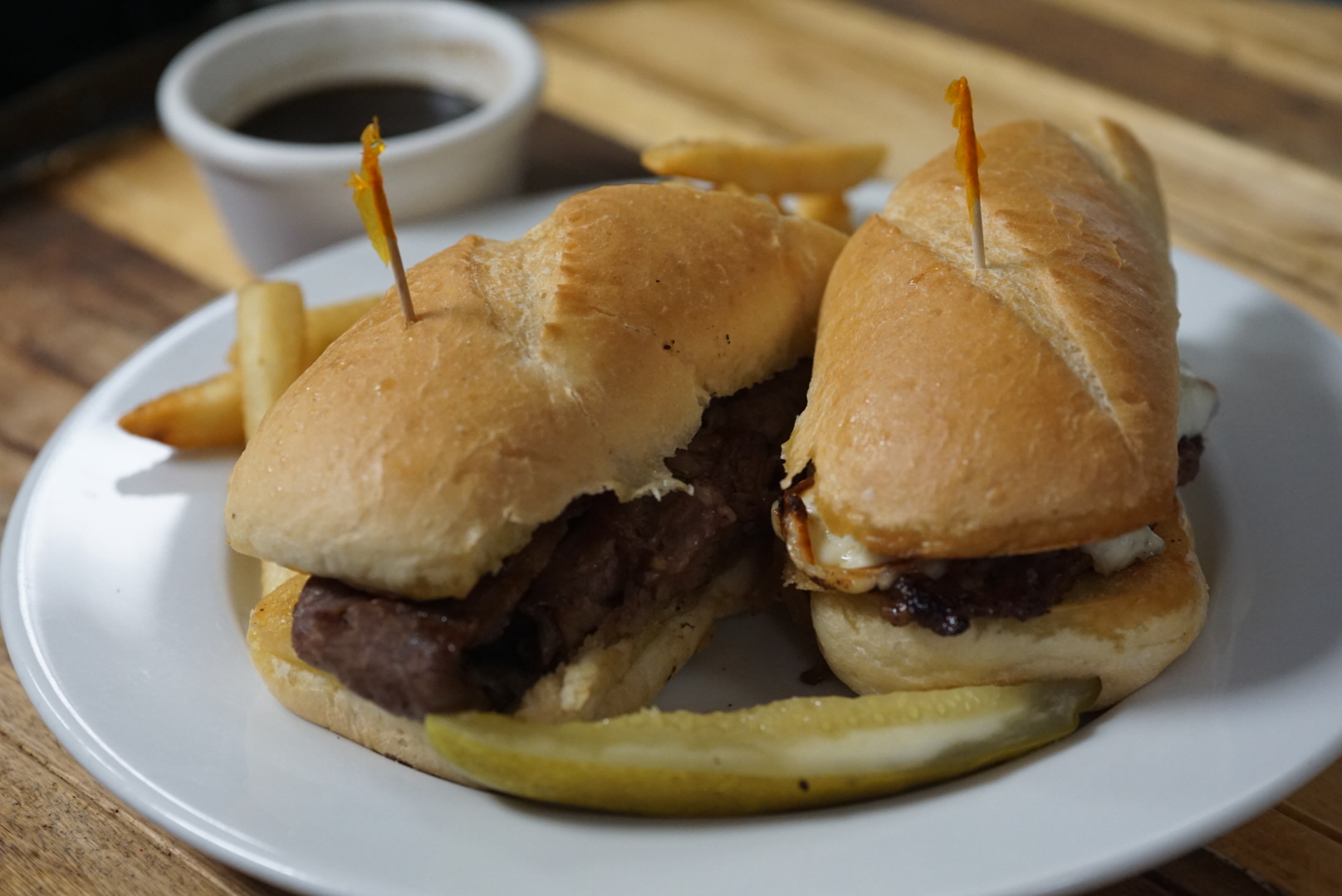 Order French Dip with Fries food online from Portofino store, Wyandotte on bringmethat.com