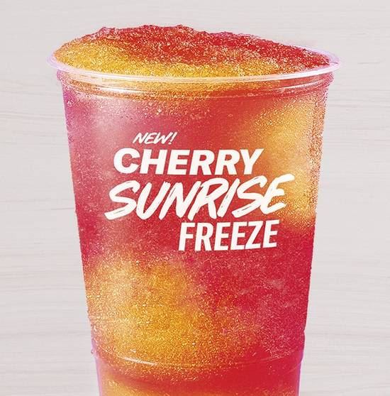 Order Cherry Sunrise Freeze food online from Taco Bell store, Genoa on bringmethat.com