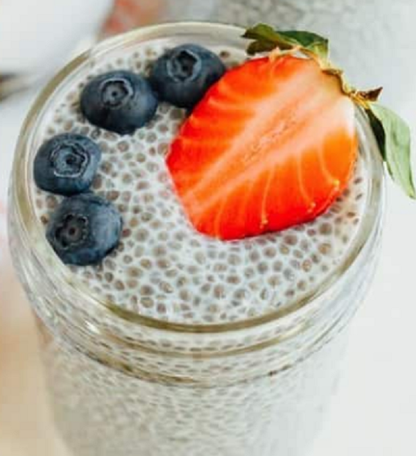 Order Vegan Chia Cup with Berries food online from Caffe Bene store, Jackson Heights on bringmethat.com
