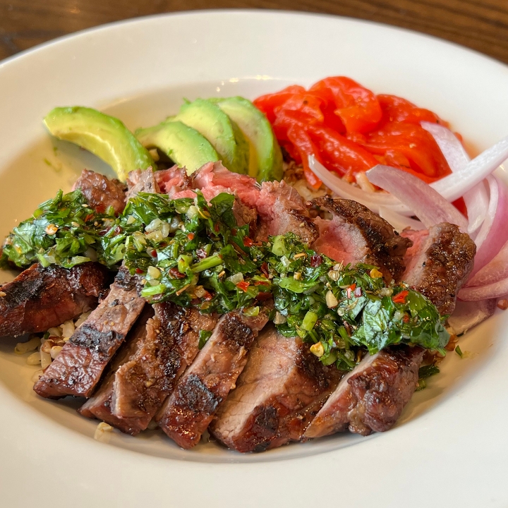 Order Chimichurri Steak Bowl food online from The Well Bar & Grill store, Kansas City on bringmethat.com