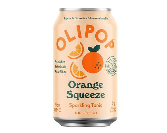 Order OLIPOP Orange Squeeze food online from Healthyish Keto Bowls store, San Francisco on bringmethat.com