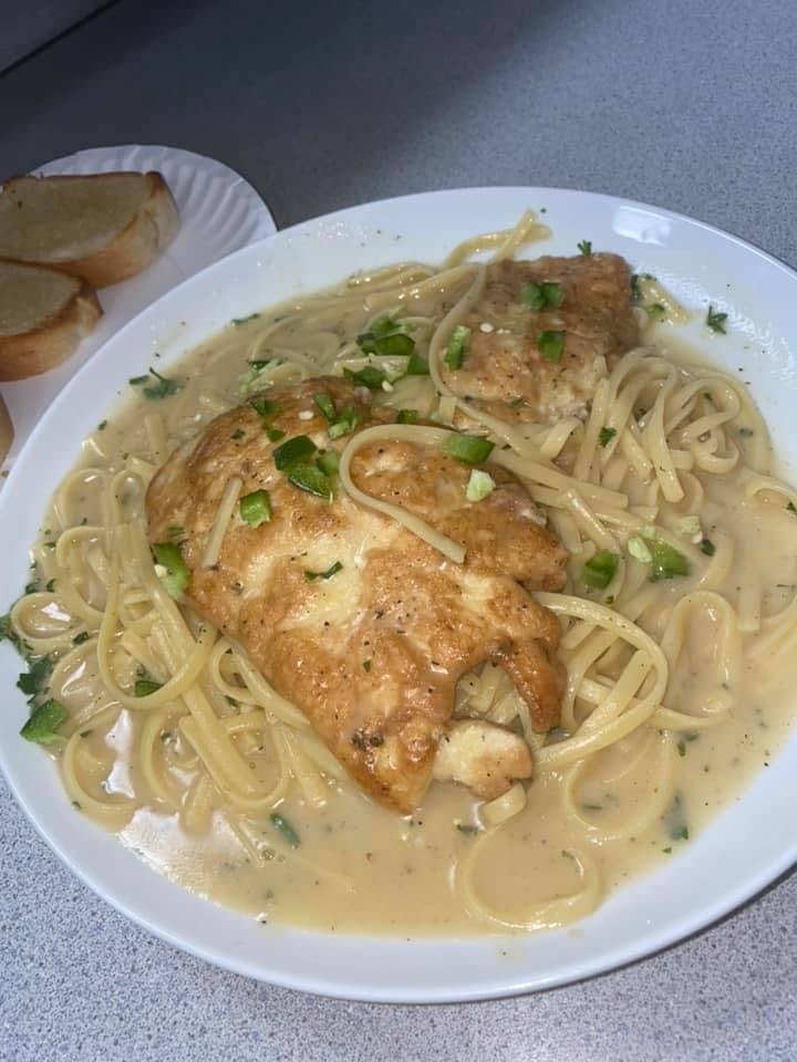 Order Chicken Francese - Poultry food online from Felicita Pizzeria & Mexican Restaurant store, Keyport on bringmethat.com