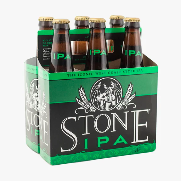 Order Stone IPA 6 Pack food online from Terners Liquor store, Los Angeles on bringmethat.com