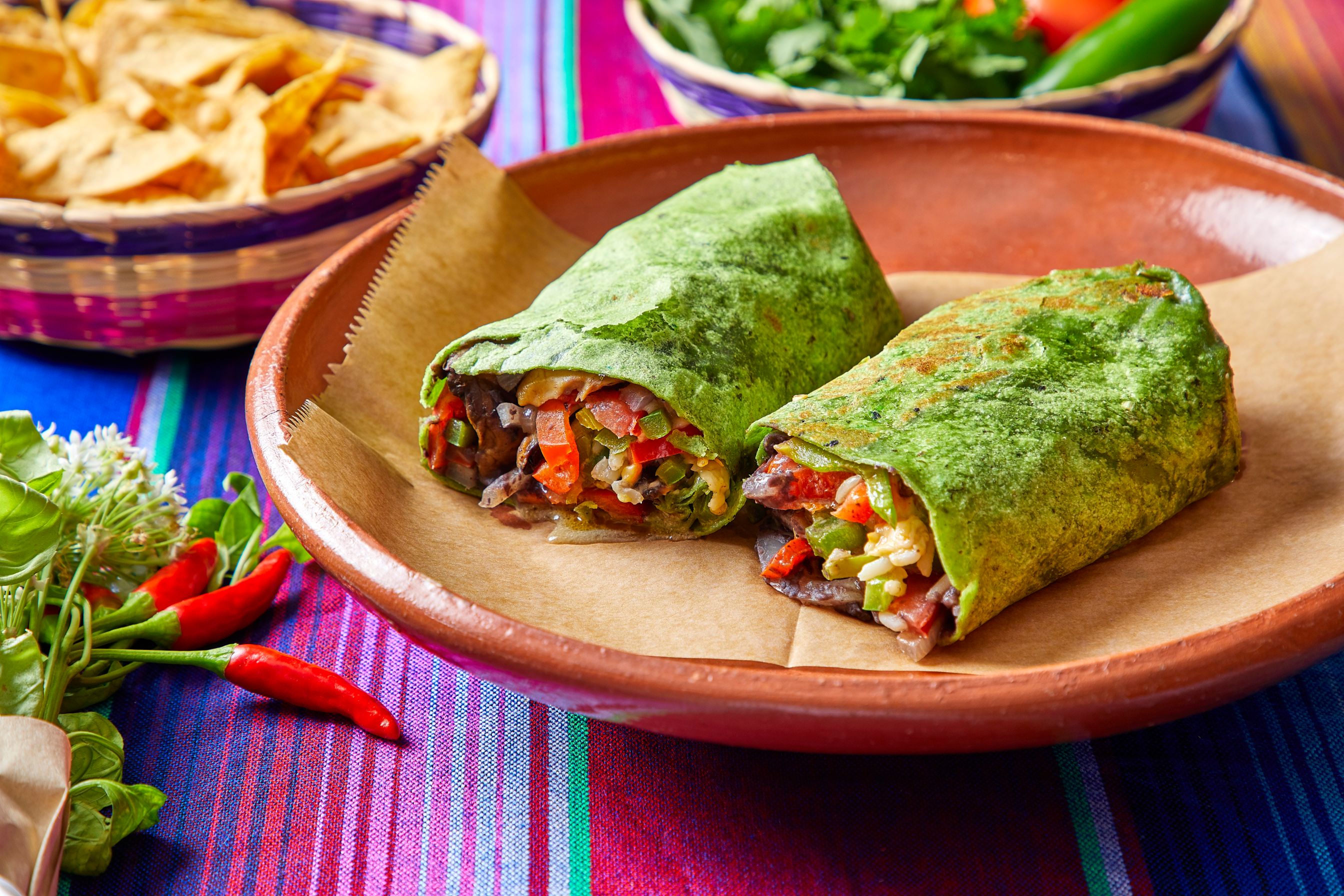 Order Veggie Specialty Burrito food online from Flash Taco store, Chicago on bringmethat.com