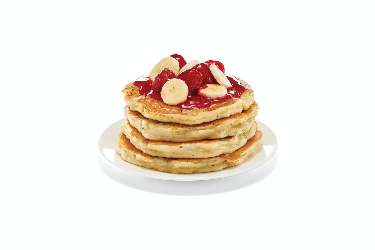 Order New! Protein Pancakes - Strawberry Banana food online from IHOP Restaurant store, Glendale on bringmethat.com