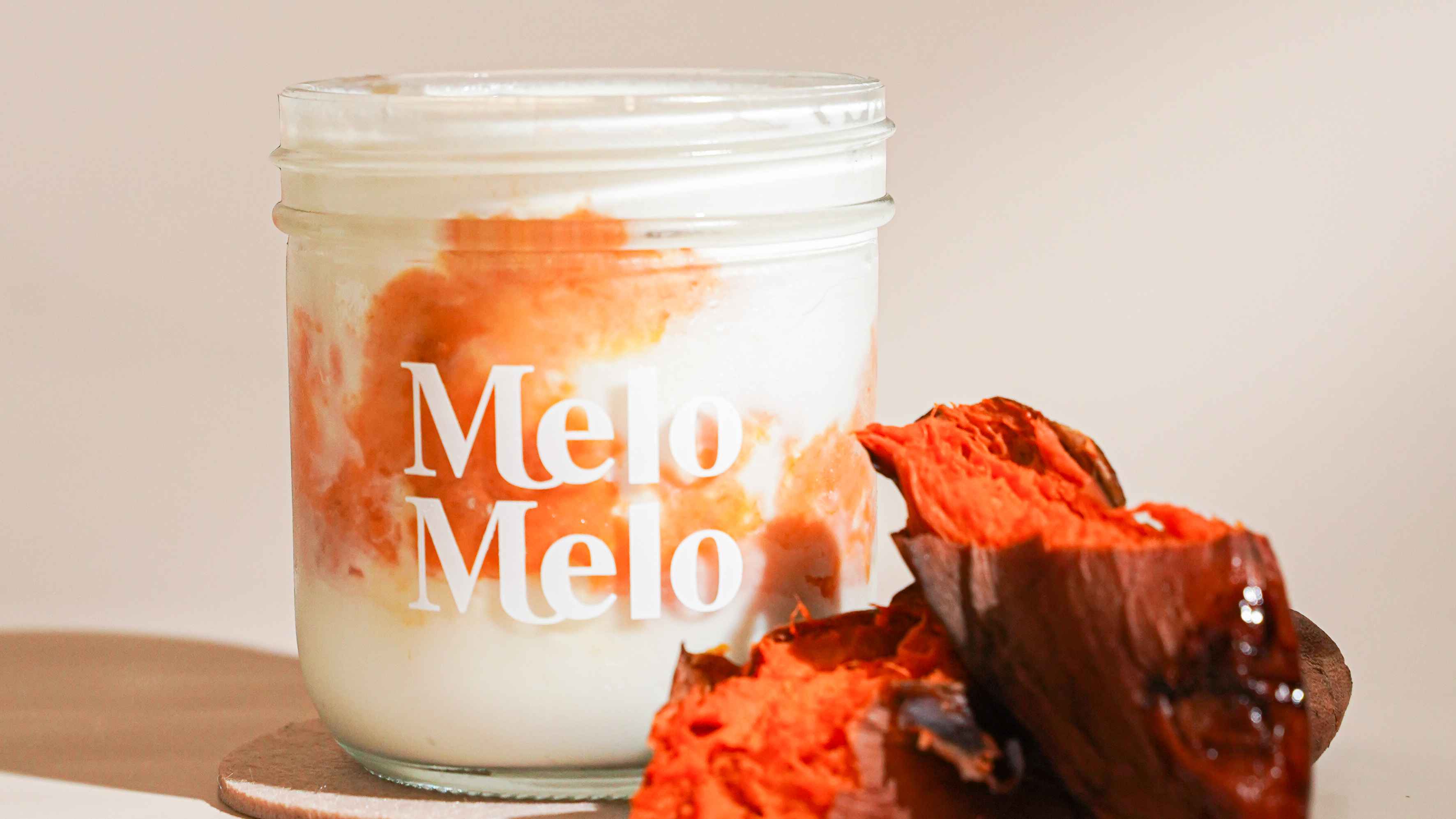 Order Baked Sweet Potato / 烤红薯麻薯椰子冻 food online from Melo Melo store, Los Angeles on bringmethat.com