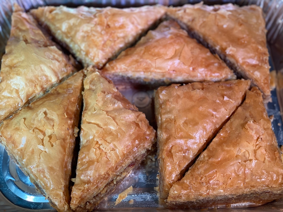 Order PAN OF BAKLAVA food online from Famous Gyro George store, Maple Heights on bringmethat.com