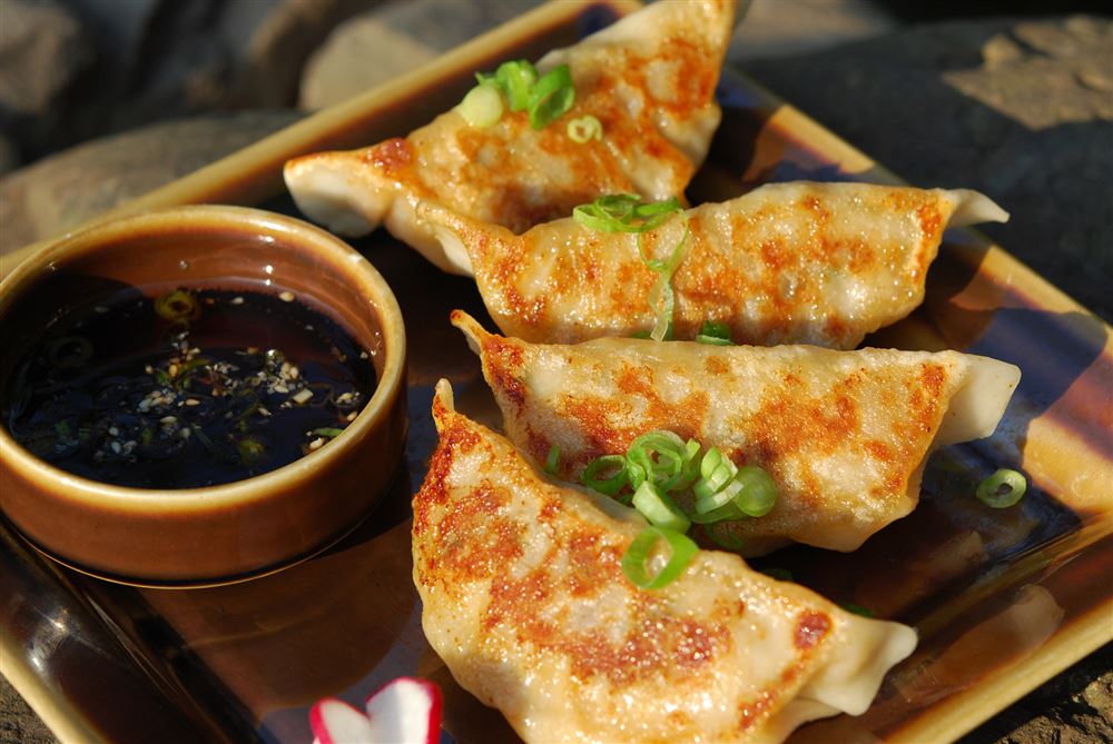 Order 8 Piece Fried Dumpling food online from Great China store, Dover on bringmethat.com