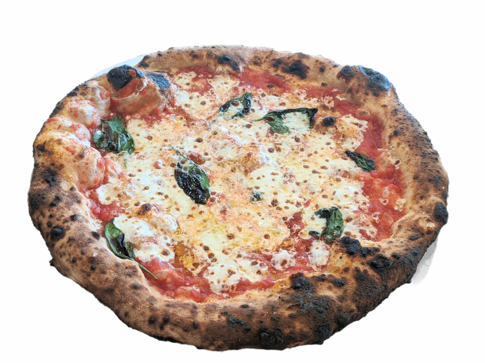 Order Margherita Pizza - 12'' food online from Mangia Macrina's Wood Fired Pizza store, Little Falls on bringmethat.com